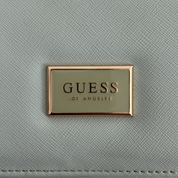 Brand New Guess Factory Abree Wallet, Sage - Picture 2 of 8